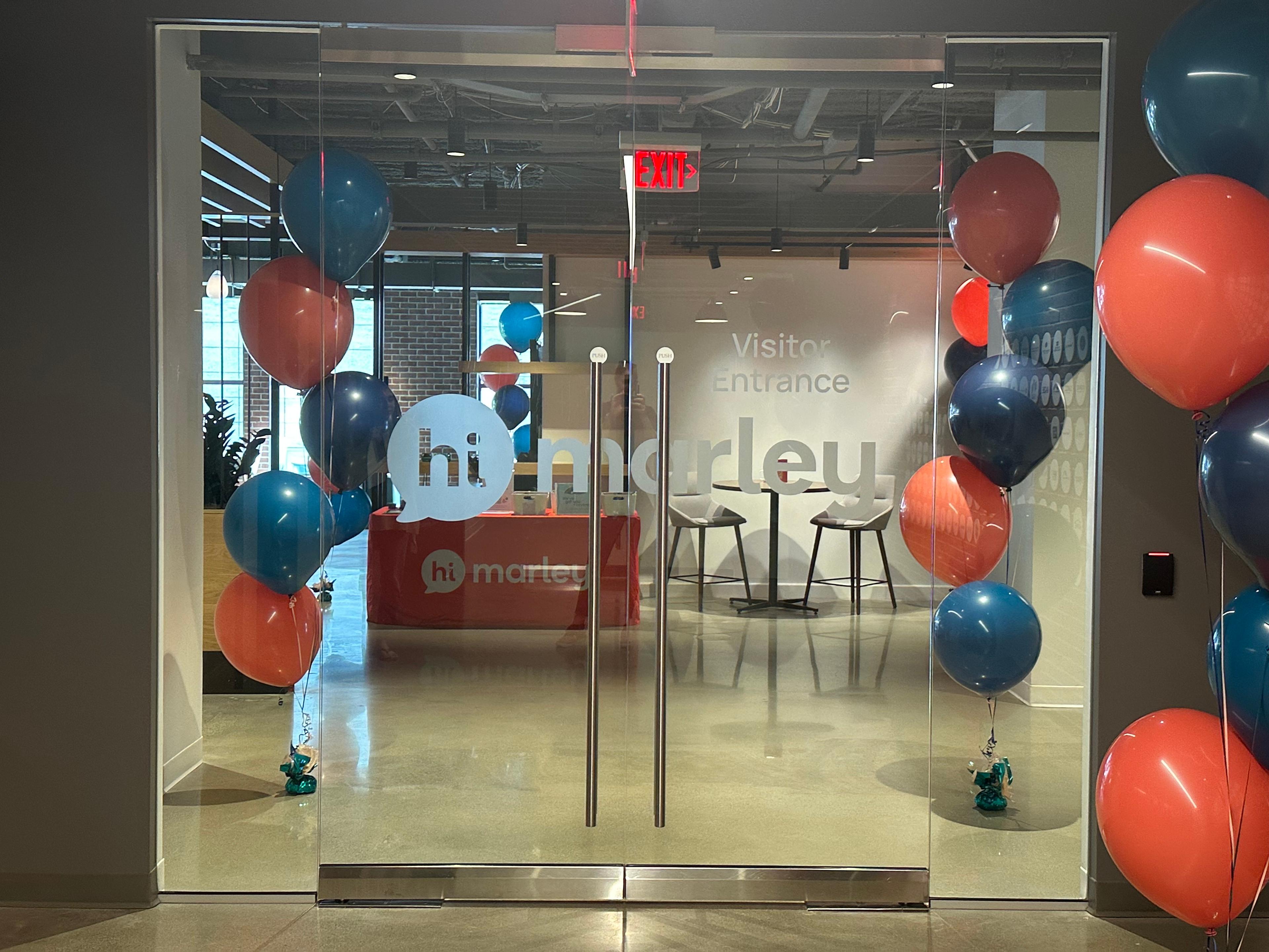 Entrance to Hi Marley's new office.